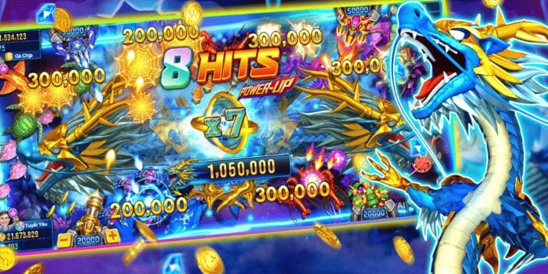 Tiền thưởng cực khủng trong game Bắn cá rồng